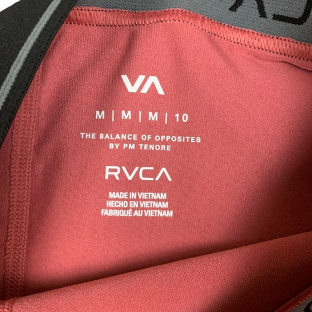 RVCA Active Leggings Womens Size Medium‎ Pink Sport Activewear Polyester Stretch - Picture 6 of 12